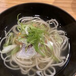 典座 - カマスとお揚げの創作蕎麦