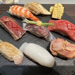 鮨 海市 - 【2025.11.28(金)】鮨一人前盛（8貫1本）3,850円