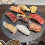 鮨 海市 - 【2025.11.28(金)】鮨一人前盛（8貫1本）3,850円