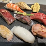 鮨 海市 - 【2025.11.28(金)】鮨一人前盛（8貫1本）3,850円