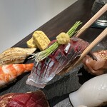 鮨 海市 - 【2025.11.28(金)】鮨一人前盛（8貫1本）3,850円