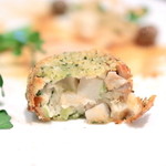 ラ クープ ドール - レンコンと三つ葉のガレットの断面 '14 11月中旬