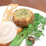 ラ クープ ドール - レンコンと三つ葉のガレット '14 11月中旬