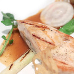 ラ クープ ドール - 真空調理した鹿児島県産薩摩若シャモ胸肉 '14 11月中旬