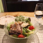 おふろ - 地野菜たっぷり 自家製カツオのツナサラダ