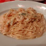 パレルモ - 小海老とイカの明太子クリームソース