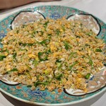 田中圭英 - 根セリとセコガニとガリの炒飯