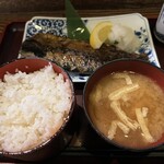 炭火焼専門食処 白銀屋 西八の分店 - とろサバ定食　ご飯大盛り