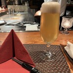 会員制 鉄板DINING 莢 - 最初のドリンクはコースに含まれているそうです