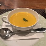 会員制 鉄板DINING 莢 - かぼちゃスープ