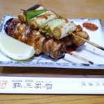 那珂川楼 - 焼き鳥（600円税別）