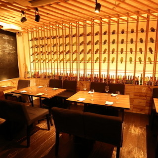 [Behind the station] “Ohatsu Tenjin” soba. A stylish hidden bar in the basement