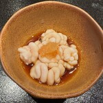 神田錦町 鮨たか晴 - 鱈の白子ポン酢