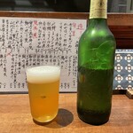 酒と肴 ててて - ノド渇いてるときはどこのビールでも最高です