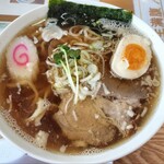 ラーメン DX屋 - 料理写真:太麺にぼし（940円）麺大盛（220円）