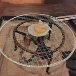 里の庭 - ほたて　550円＠囲炉裏