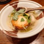 釜めし菜時記 さき亭 - かに真丈の揚げ出し、冬の定番メニュー