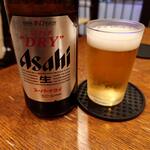 釜めし菜時記 さき亭 - 瓶ビール375円で乾杯！