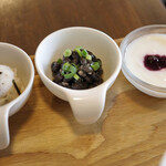 age - 日ランチ）まごわやさしいよセット（焼きチーズカレードリア）