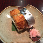 日本料理 とくを - 鯖寿しとハモ寿し 2014.11