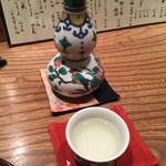 日本料理 とくを - 燗酒は京都の都鶴（純米） 2014.11