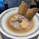 鯛白湯らーめん ○de▽ - もはや芸術を感じます