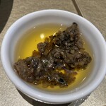 鯛白湯らーめん ○de▽ - カキオイル