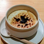 六本木 大皿焼肉 老中 - 焦げた杏仁豆腐