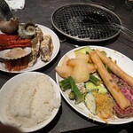 海鮮ブッフェダイニング 銀座八芳 - 