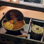 六本木 大皿焼肉 老中 - 老中雲丹いくら飯