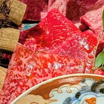 六本木 大皿焼肉 老中 - 大皿焼肉 老中金襴手盛り