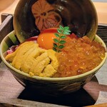 六本木 大皿焼肉 老中 - 老中雲丹いくら飯