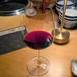 六本木 大皿焼肉 老中 - 赤ワイン グラス