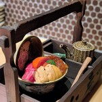 六本木 大皿焼肉 老中 - 老中雲丹いくら飯