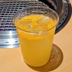 六本木 大皿焼肉 老中 - あらごしみかん酒