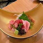 魚福 - まぐろ盛り合わせ