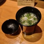 焼鳥しん - 締めのスープ