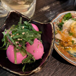 やきとん 豚番長 - さくら漬けうずら大切♡