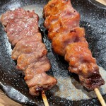 秋元屋 - かしら塩と味噌ダレ　ミソはひさしぶりかな