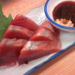 晩杯屋 - かつお刺１５０円