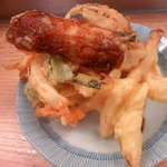 晩杯屋 - かき揚げ