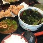 真希そば - からあげ御膳 ランチ