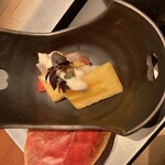 ロクザ - 柿と烏賊 白酢掛け