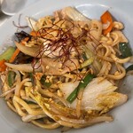 かふー - 上海焼きそば　ビールが進みます！