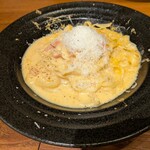 原価ビストロチーズプラス - チーズ！チーズ！チーズ！カルボナーラ　1480円