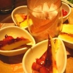 坐・和民 - 花畑コースのデザート