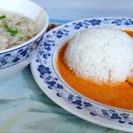 Faa Thai - ランチセット　スープ入りビーフン　レッドカレー