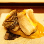 さえ喜 - 海鰻の焼物　お芋のソース