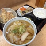 おかだうどん - きしめん定食