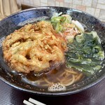 東野幌の立ち食い屋さん - かき揚げ蕎麦